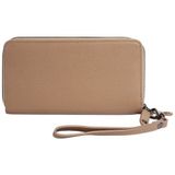 bugatti Portemonnee Elsa Double Zip Wallet Sand Lichtbruin