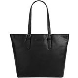 bugatti Bella Shopper Tas Leer 47 cm Laptop compartiment schwarz