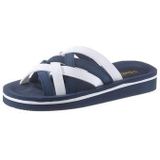 Siebi - Badslippers - Marine/wit - Sportief