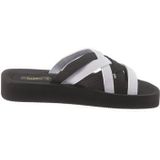 Siebi - Badslippers - Zwart/wit - Sportief