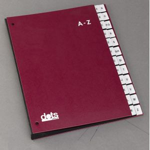 dots Pultordner A-Z rot