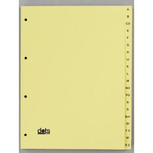 dots Ordnerregister Vollformat A-Z gelb 20-teilig, 5 Satz