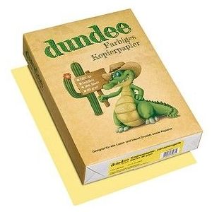 dundee Kopierpapier Color canariengelb DIN A4 80 g/qm 500 Blatt