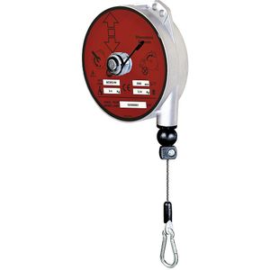Professionele veerbalans, met valbeveiliging en automatische vergrendeling, hefvermogen 2 - 4 kg