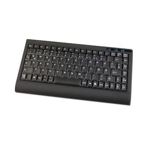 KeySonic ACK-595 C+ Mini toetsenbord, PS/2 - USB, zwart, Duits toetsenbord Layout - meerkleurig 28000