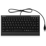 KeySonic ACK-595C+ toetsenbord Thuis USB QWERTY Amerikaans Engels Zwart