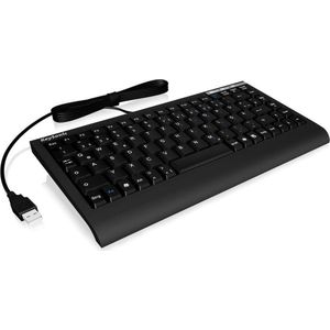 KEYSONIC ACK-595C+ (US) Keyboard, Mini, SoftSkin, PS/2-USB-Combo