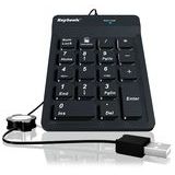 KeySonic ACK-118BK numeriek toetsenbord Universeel USB Zwart
