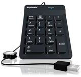 KeySonic ACK-118BK numeriek toetsenbord Universeel USB Zwart