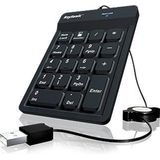 KeySonic ACK-118BK numeriek toetsenbord Universeel USB Zwart