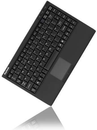 KeySonic - ACK-540 U+ Mini-Keyboard - Zwart - USB - Duits Toetsenbord Layout