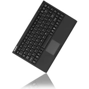 ICY BOX Keysonic ACK-540U+ US Mini SoftSkin toetsenbord zwart