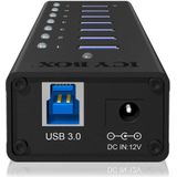 ICY BOX IB-AC618 USB 3.2 Gen 1 (3.1 Gen 1) Type-B 5000 Mbit/s Zwart