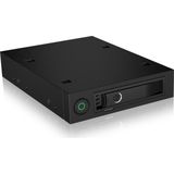 ICY BOX IB-2212SSK 8,89 cm (3.5") Opslagschijflade Zwart