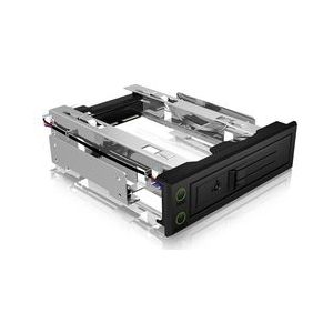 ICY BOX - IB-166SSK-B - Inbouwframe - Zwart - Aluminium - Trayless