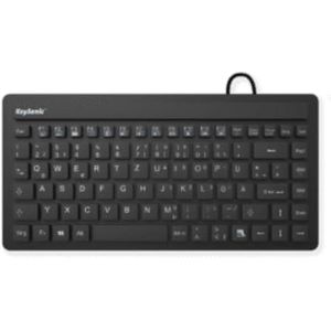 KeySonic KSK-3230IN (DE) Mini toetsenbord met 12 functietoetsen (zwart) waterdicht en stofdicht (bekabeld)