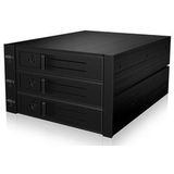 ICY BOX IB-563SSK 2x 5,25" Opslagschijflade Zwart