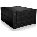 ICY BOX IB-563SSK 2x 5,25" Opslagschijflade Zwart