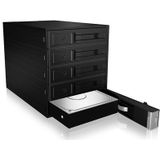 ICY BOX IB-565SSK 3x 5,25" Opslagschijflade Zwart