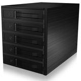 ICY BOX IB-565SSK 3x 5,25" Opslagschijflade Zwart