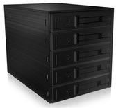 ICY BOX IB-565SSK 3x 5,25" Opslagschijflade Zwart