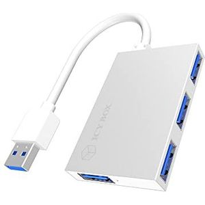 Icybox IB-HUB1402 4 x USB 3.0 hub naar USB 3.0 poort