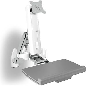 Icy Box - IB-MS600-W - Monitorsteun - Grijs - Zilver - Wit