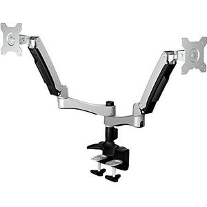 ICY BOX IB-MS604-T monitorstandaard voor twee monitoren tot 24 inch (61 cm) met tafelbevestiging
