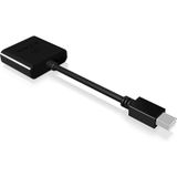 ICY BOX IB-AC539 Mini DisplayPort (Mini DP) naar VGA-adapter, Full HD (1920x1080/60Hz), zwart