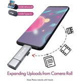 ICY BOX Externe geheugenkaartlezer USB-C, USB 3.2 Gen 1 (USB 3.0), Micro-USB 2.0 Antraciet