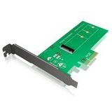 ICY BOX IB-PCI20 - PCIe-Kart - M.2 PCIe SSD Zu PCIe 3.0 X4 Host PCI Express X4 Adapterkaart Voor M.2 SSD PCIe X4