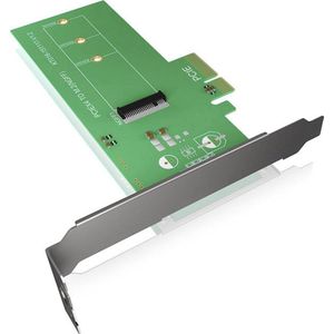 ICY BOX IB-PCI20 - PCIe-Kart - M.2 PCIe SSD Zu PCIe 3.0 X4 Host PCI Express X4 Adapterkaart Voor M.2 SSD PCIe X4