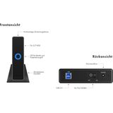 ICY BOX 60145 3,5 harde schijf behuizing 3.5 inch USB 3.2 Gen 1 (USB 3.0)