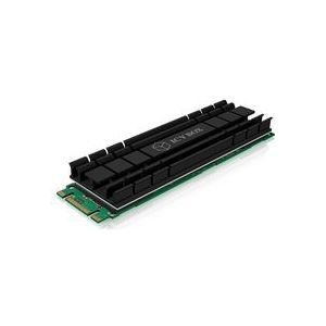 ICY BOX IB-M2HS-701 M.2 NVMe SSD Koelplaat/radiatoren Zwart 1 stuk(s)