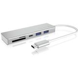ICY BOX IB-HUB1413-CR USB 3.2 Gen 1 (3.1 Gen 1) Type-C Zilver