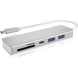 ICY BOX IB-HUB1413-CR USB 3.2 Gen 1 (3.1 Gen 1) Type-C Zilver