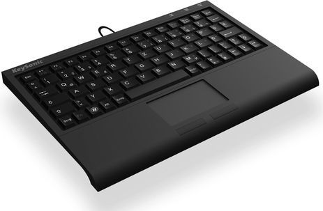 KeySonic ACK-3410 toetsenbord Kantoor USB QWERTZ Duits Zwart