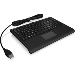 KEYSONIC ACK-3410 toetsenbord USB Amerikaans Engels Zwart