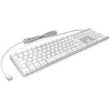 KeySonic KSK-8022BT toetsenbord Universeel Bluetooth QWERTZ Duits Zilver