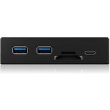 ICY BOX IB-HUB1417-i3 Zwart
