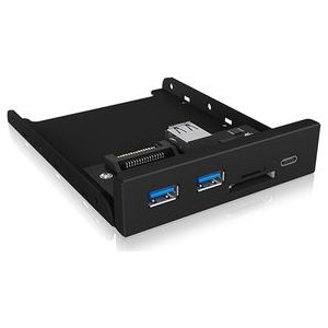 ICY BOX IB-HUB1417-i3 Zwart