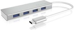 ICY BOX IB-HUB1425-C3 USB 3.2 Gen 1 (3.1 Gen 1) Type-C 5000 Mbit/s Zilver