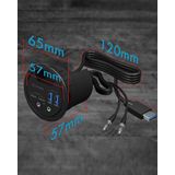 Icy Box - IB-HUB1403B - 4-poorts USB 3.0 Hub - Zwart - Voor 60 mm Montagetafel