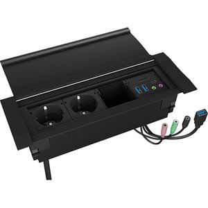 ICY BOX IB-TS401-4 USB 3.2 Gen 1 (3.1 Gen 1) Type-A 5000 Mbit/s Zwart