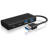 ICY BOX USB 3.2 Gen 1 Hub - 4 Poorten - Zwart