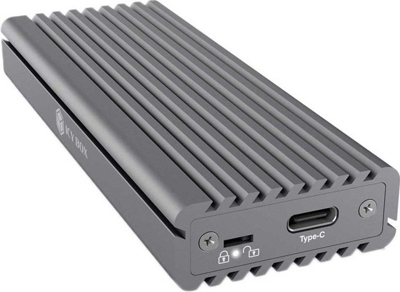 ICY BOX 60509 M.2 harde schijf-behuizing M.2 2230, M.2 2242, M.2 2260, M.2 2280 USB-C USB 3.2 (Gen 2)
