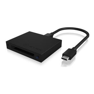 ICY BOX IB-CR402-C31 geheugenkaartlezer USB 3.1 (Gen 2) Type-C™ Zwart