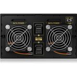 Icy Box - IB-2281SAS-12G - Behuizing - Zwart - Metaal - Tot 8x 2,5" SATA/SAS
