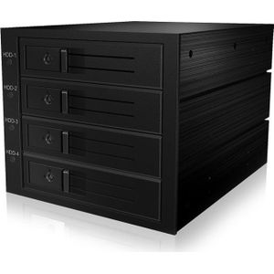 Icy Box - IB-564SAS-12G - Backplane - Accessoires voor Harde Schijven - Aluminium