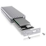 ICY BOX - SSD M.2 NVMe Behuizing - USB 3.1 Gen2 - Zilver - Aluminium